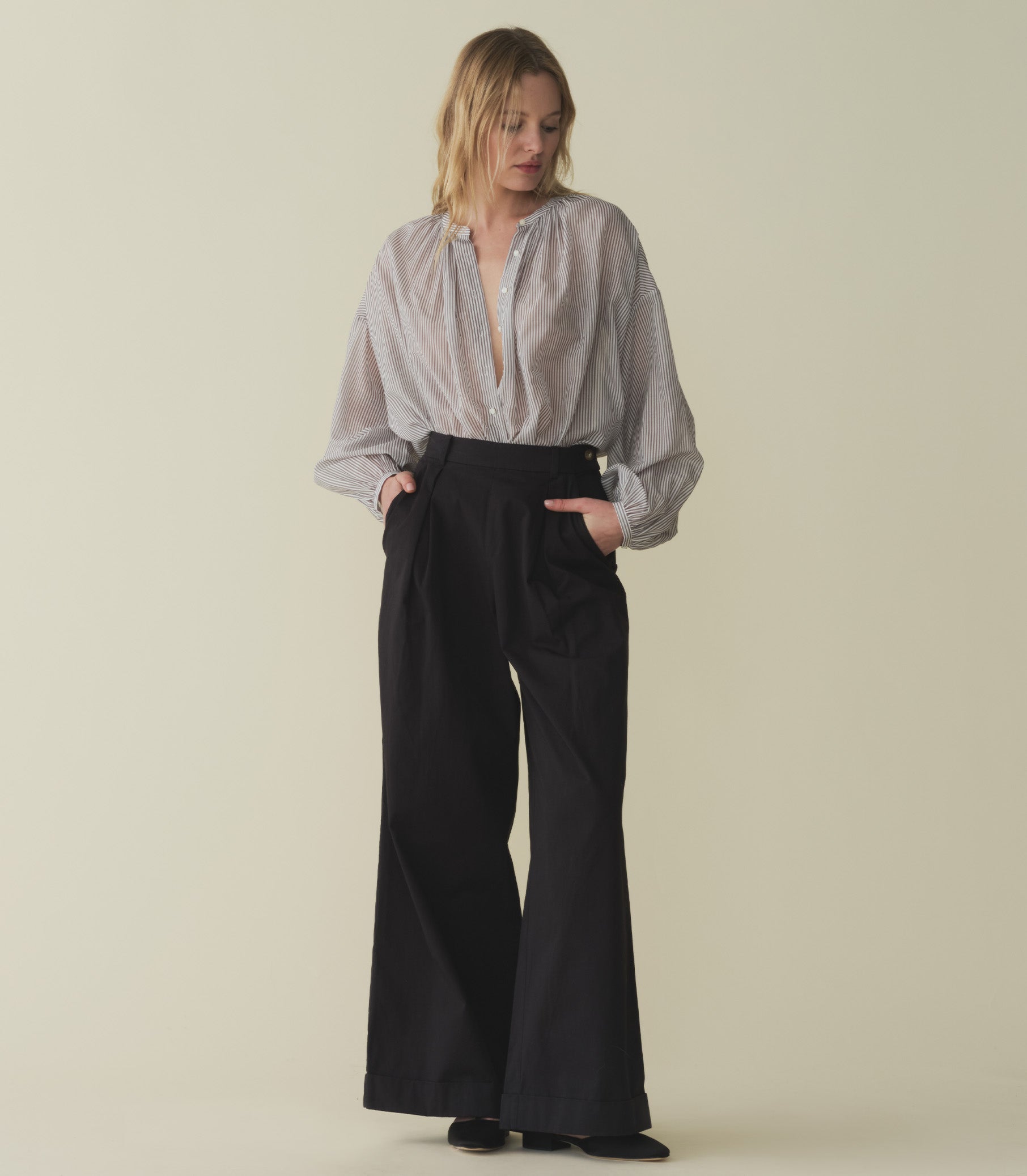 HILAIRE PANT -- BLACK | SPRING 24