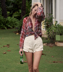 JANIS TOP -- FRANCINE PLAID | SUMMER 24