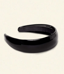 JEANIE HEADBAND -- BLACK PATENT | FALL 24