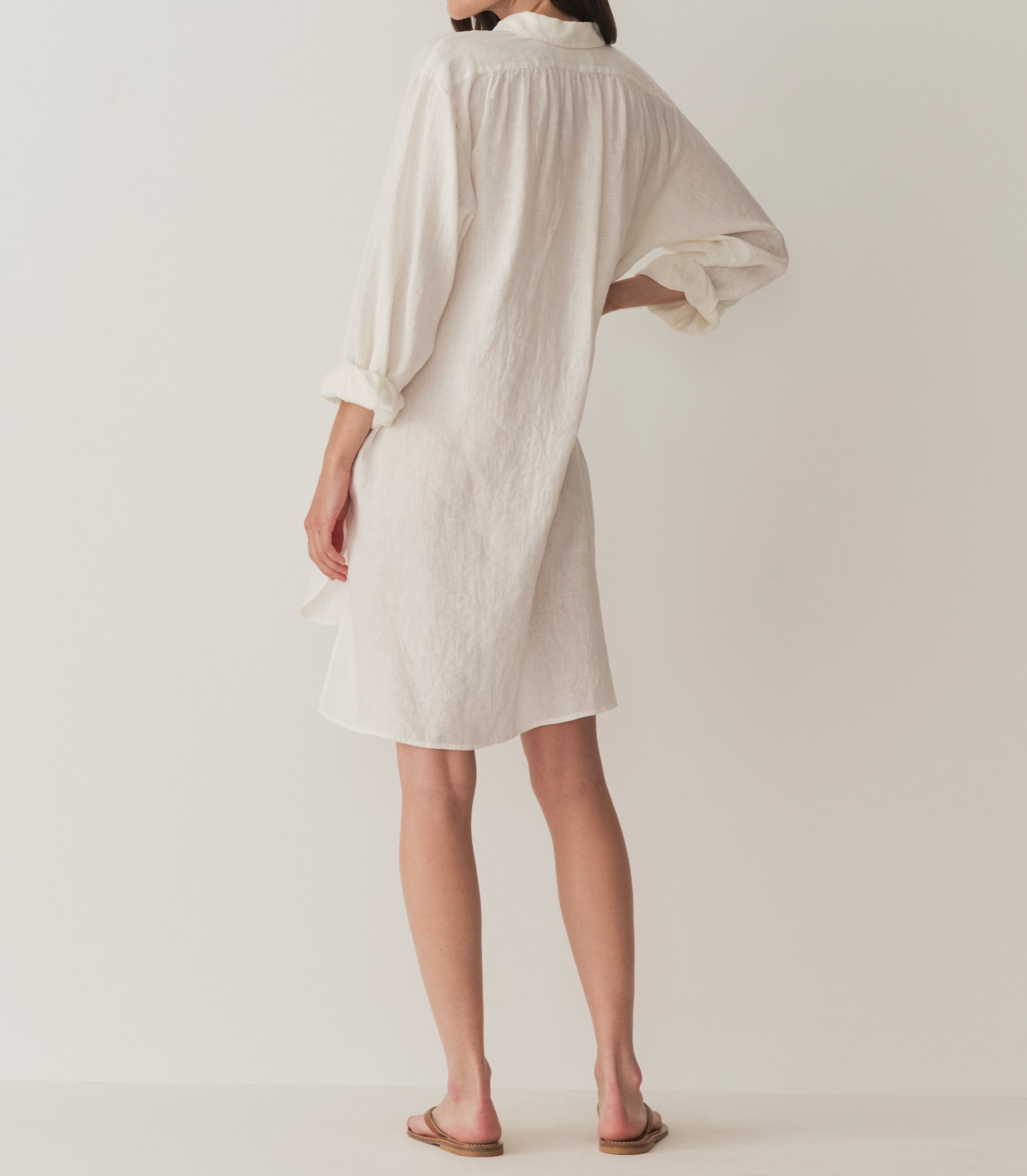 JORA LINEN DRESS -- SALT | SUMMER 24