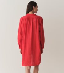 JORA LINEN DRESS -- SCARLET | SUMMER 24