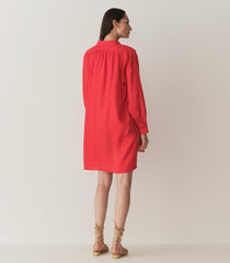 JORA LINEN DRESS -- SCARLET | SUMMER 24