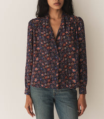 JOSSELINE TOP -- MIDNIGHT RIVIERA MEDALLION | FALL 24