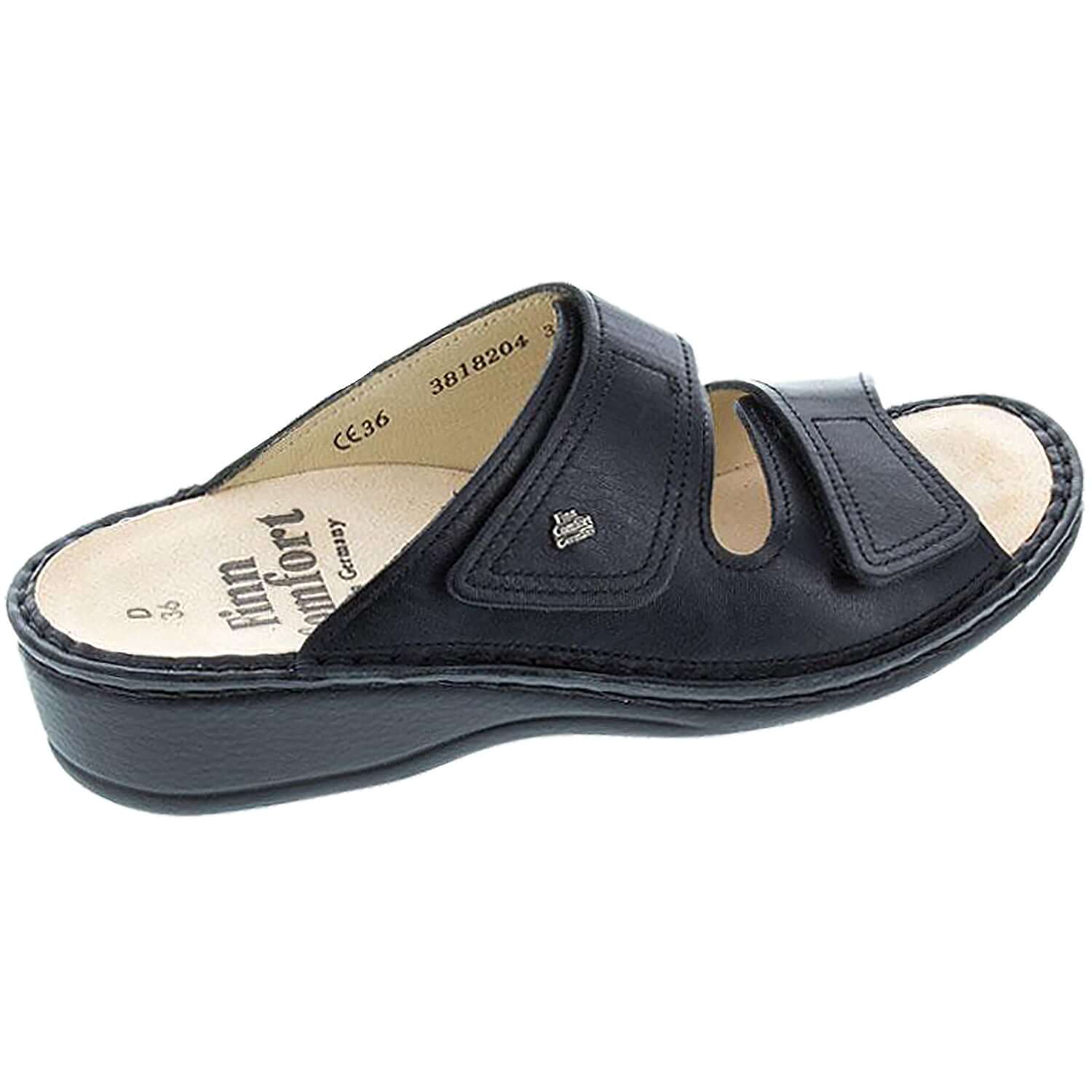 Women's Finn Comfort Jamaica Soft Black Nappa Leather