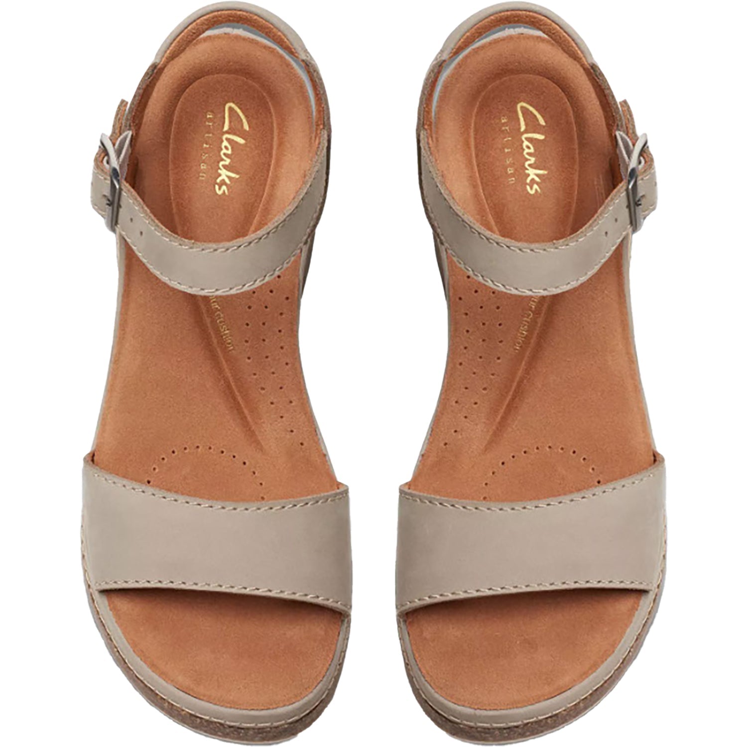 Women's Clarks Kassanda Lily Stone Nubuck