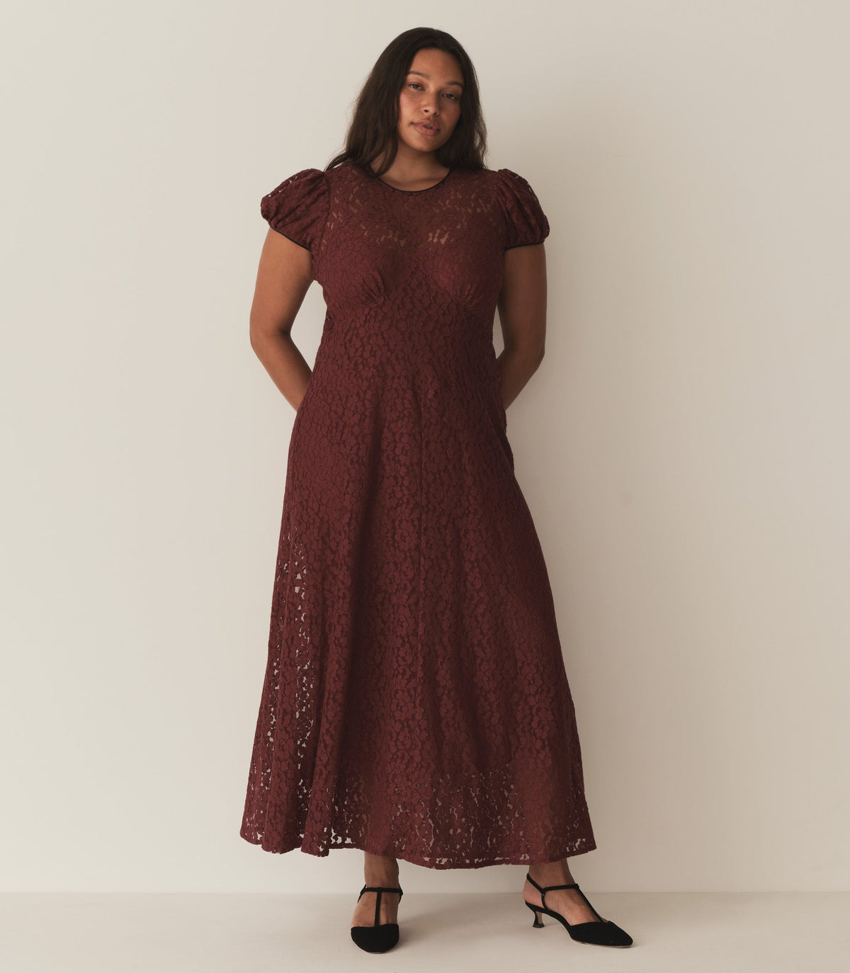 KATARINA DRESS -- BLACK CHERRY | FALL 24