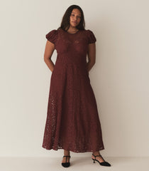 KATARINA DRESS -- BLACK CHERRY | FALL 24