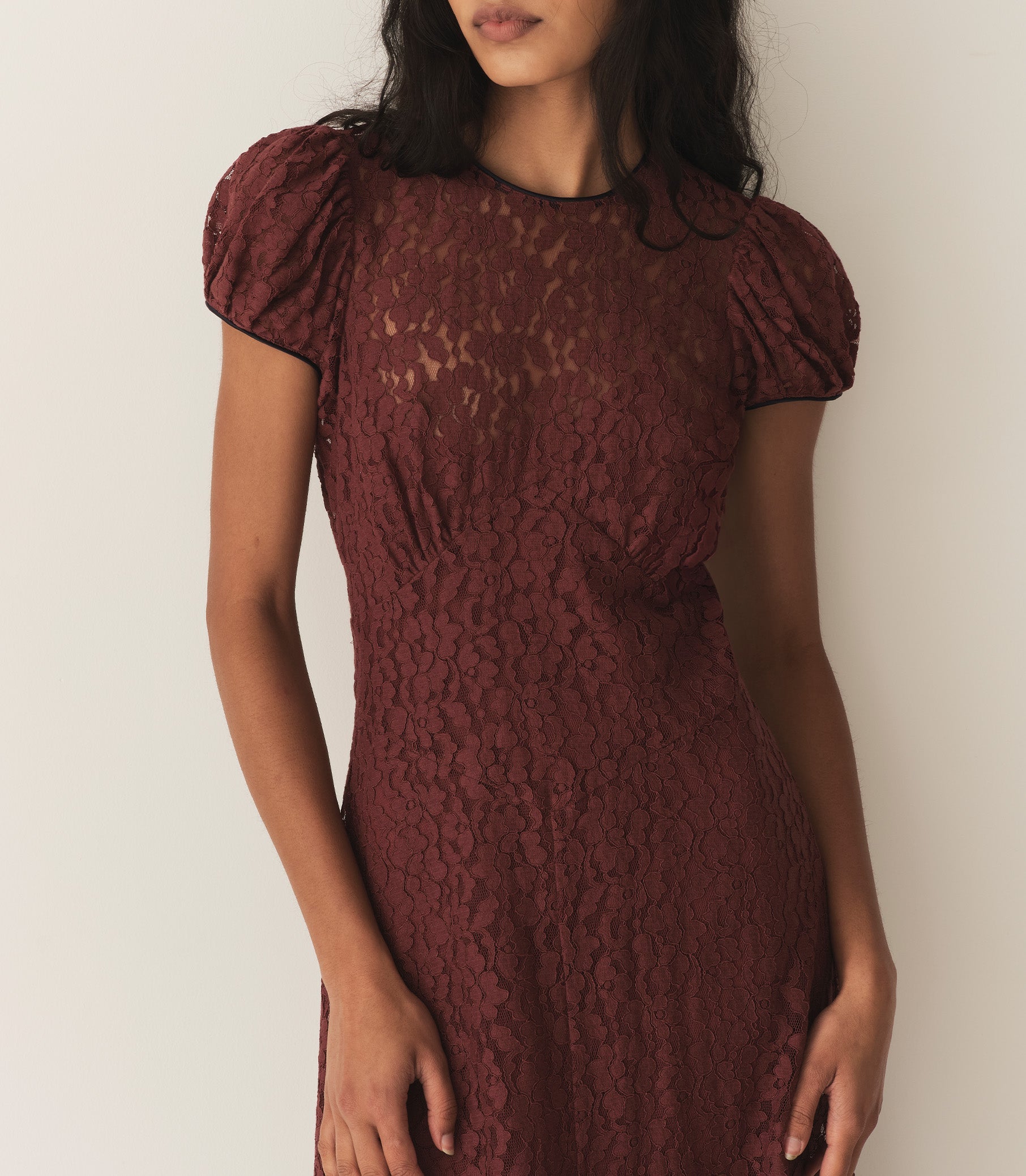 KATARINA DRESS -- BLACK CHERRY | FALL 24