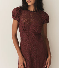 KATARINA DRESS -- BLACK CHERRY | FALL 24