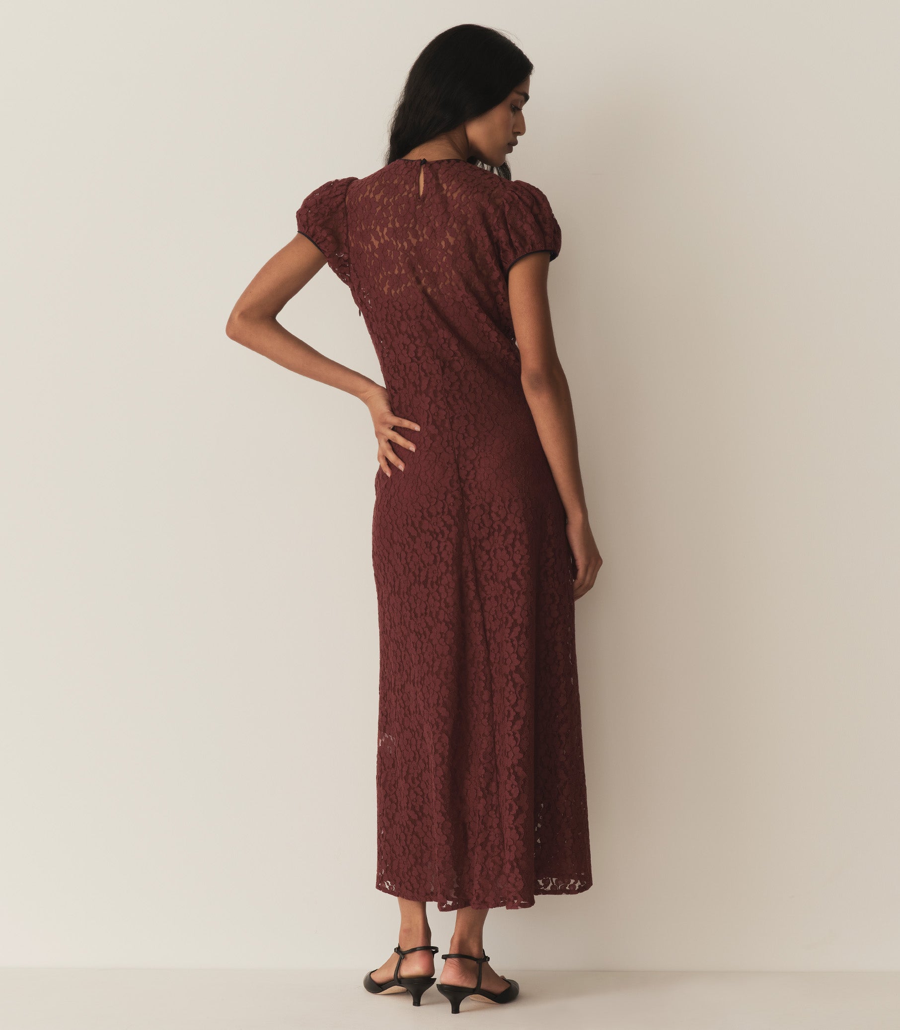 KATARINA DRESS -- BLACK CHERRY | FALL 24