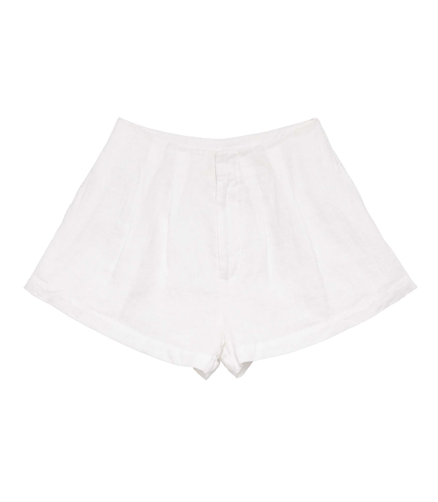 LARUE LINEN SHORT -- SALT | SUMMER 24