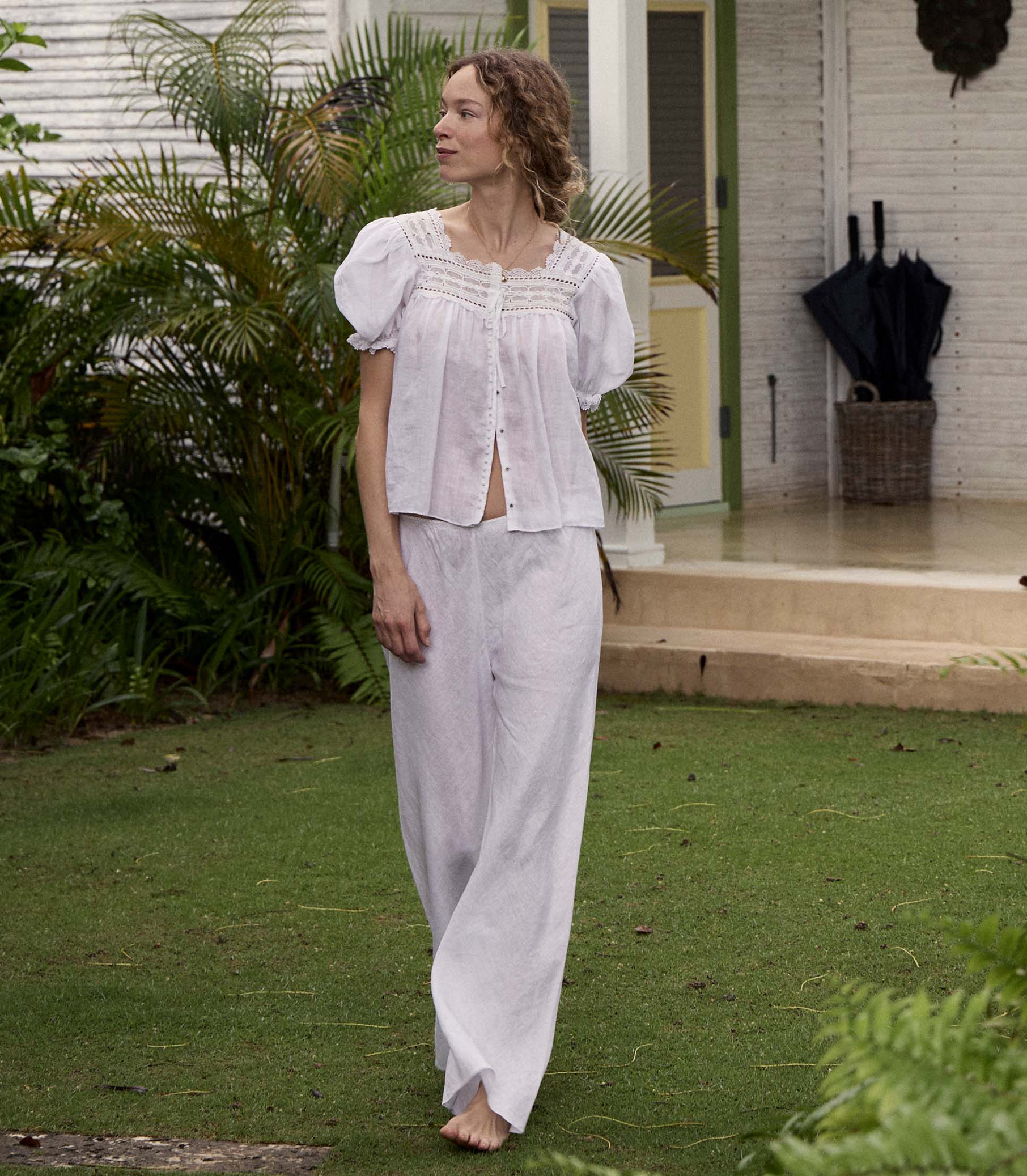 LAVON LINEN PANT -- SALT | SUMMER 24