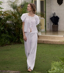 LAVON LINEN PANT -- SALT | SUMMER 24