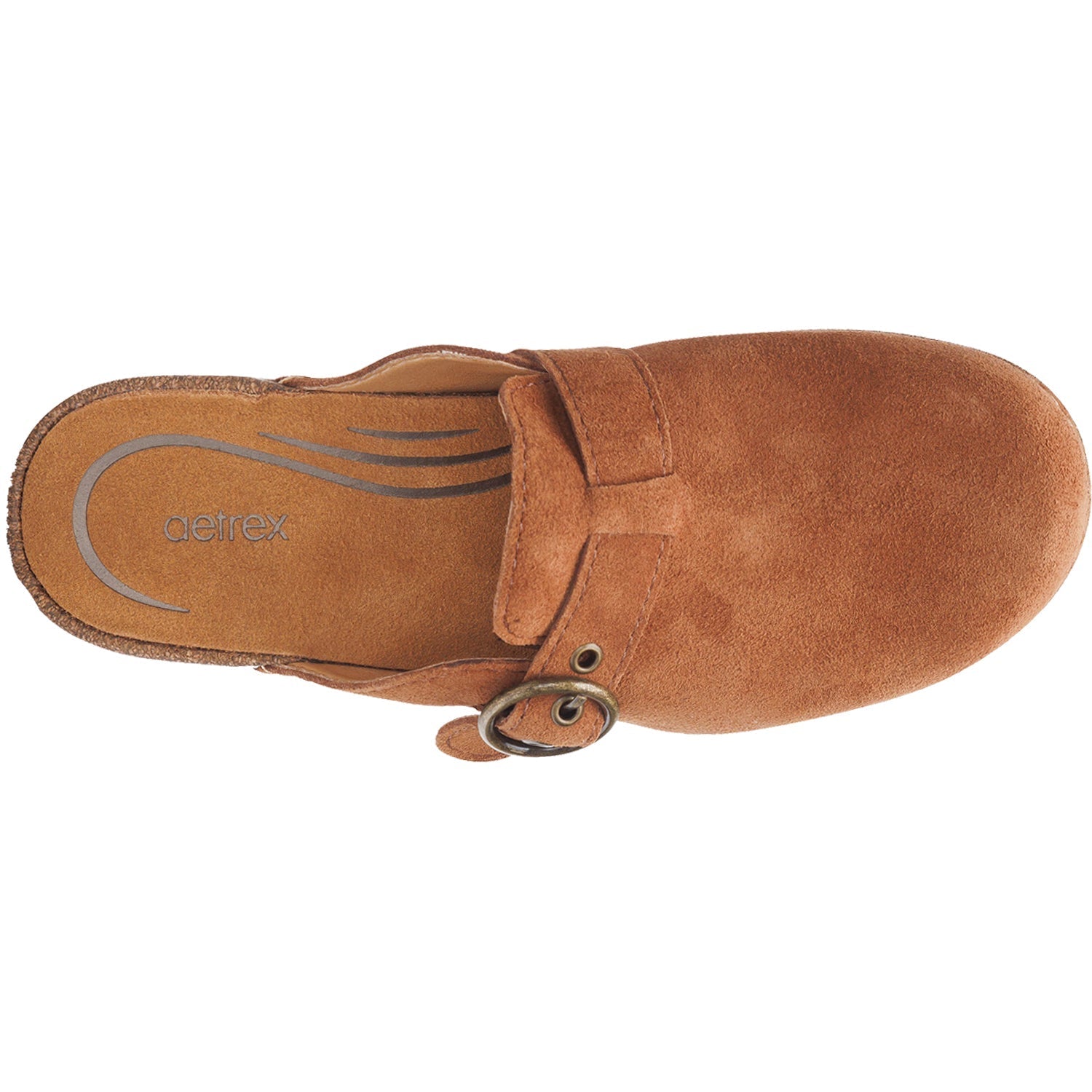 Women's Aetrex Madison Cognac Suede