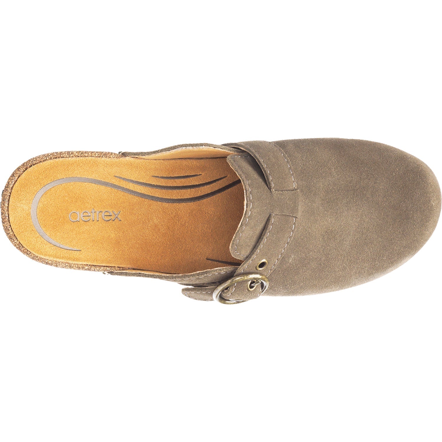 Women's Aetrex Madison Olive Suede