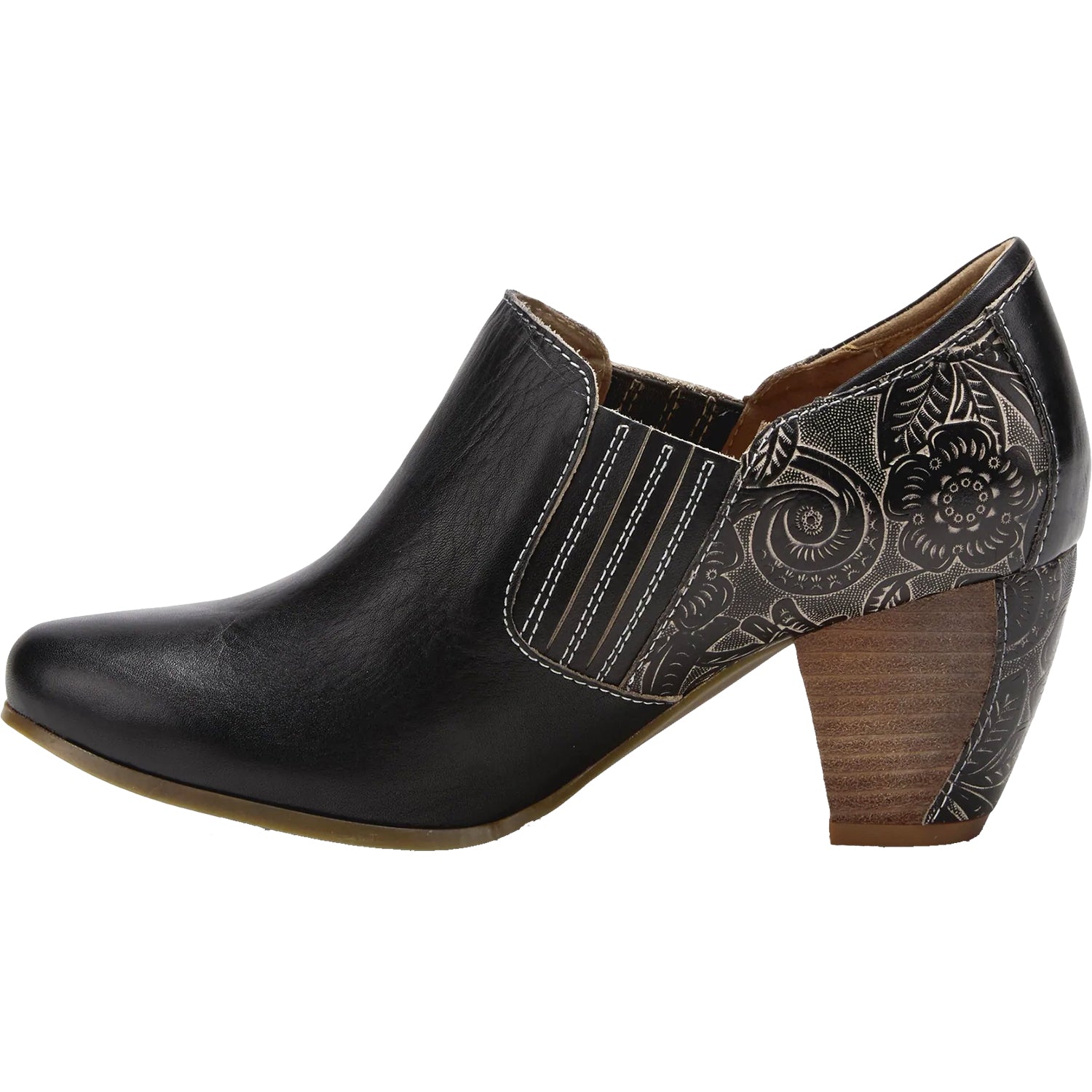 Women's L'Artiste by Spring Step Leatha Black Leather