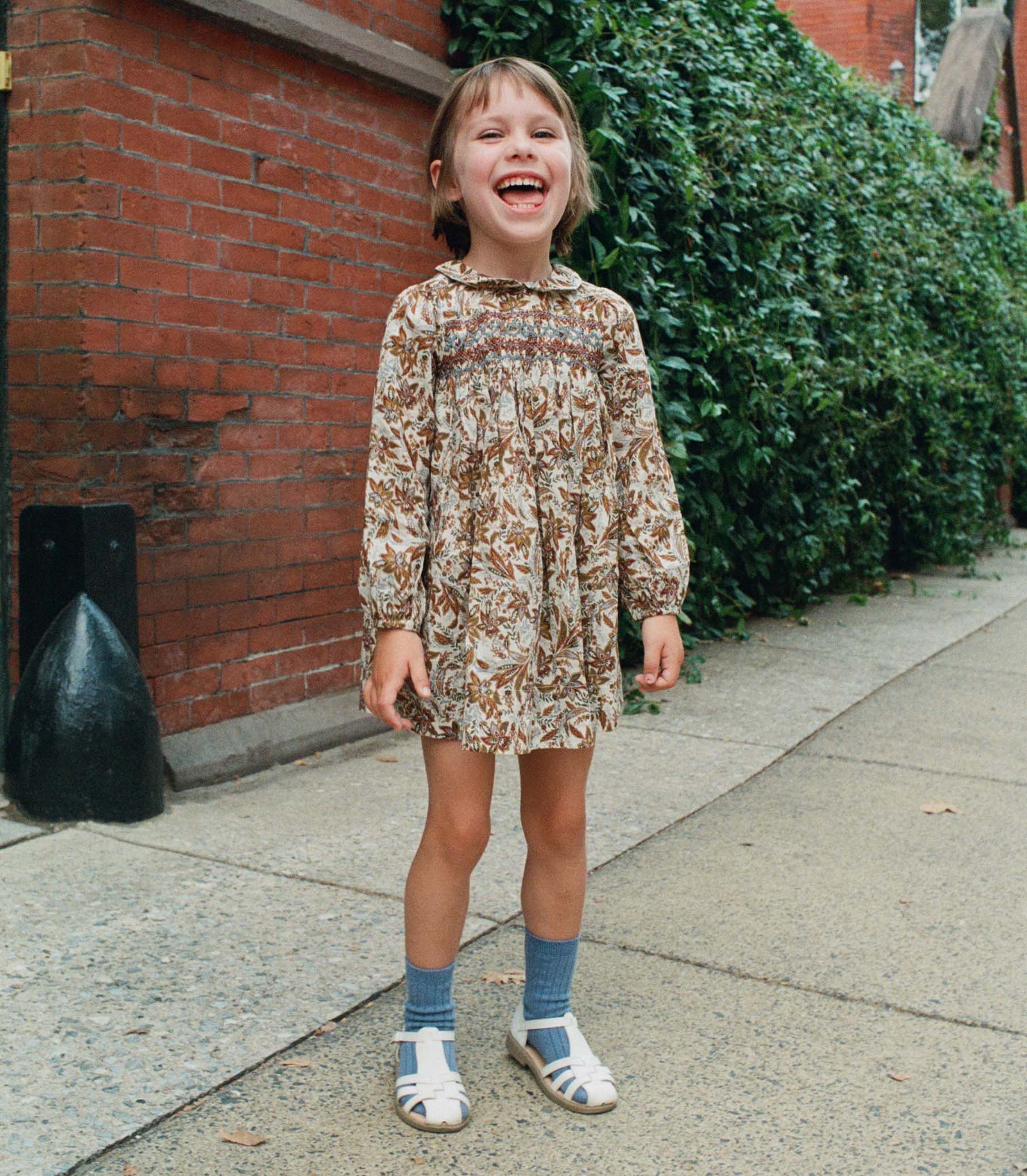 LETTY DRESS -- BLANC NARCISSUS FLORAL | FALL 24