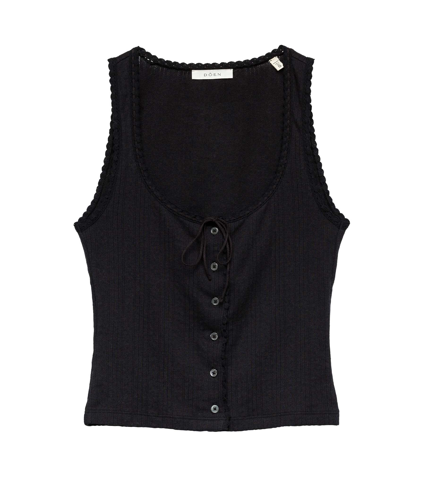 LOIS TANK -- BLACK | SPRING 24