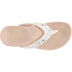 Women's Vionic Lucia White Leopard Synthetic