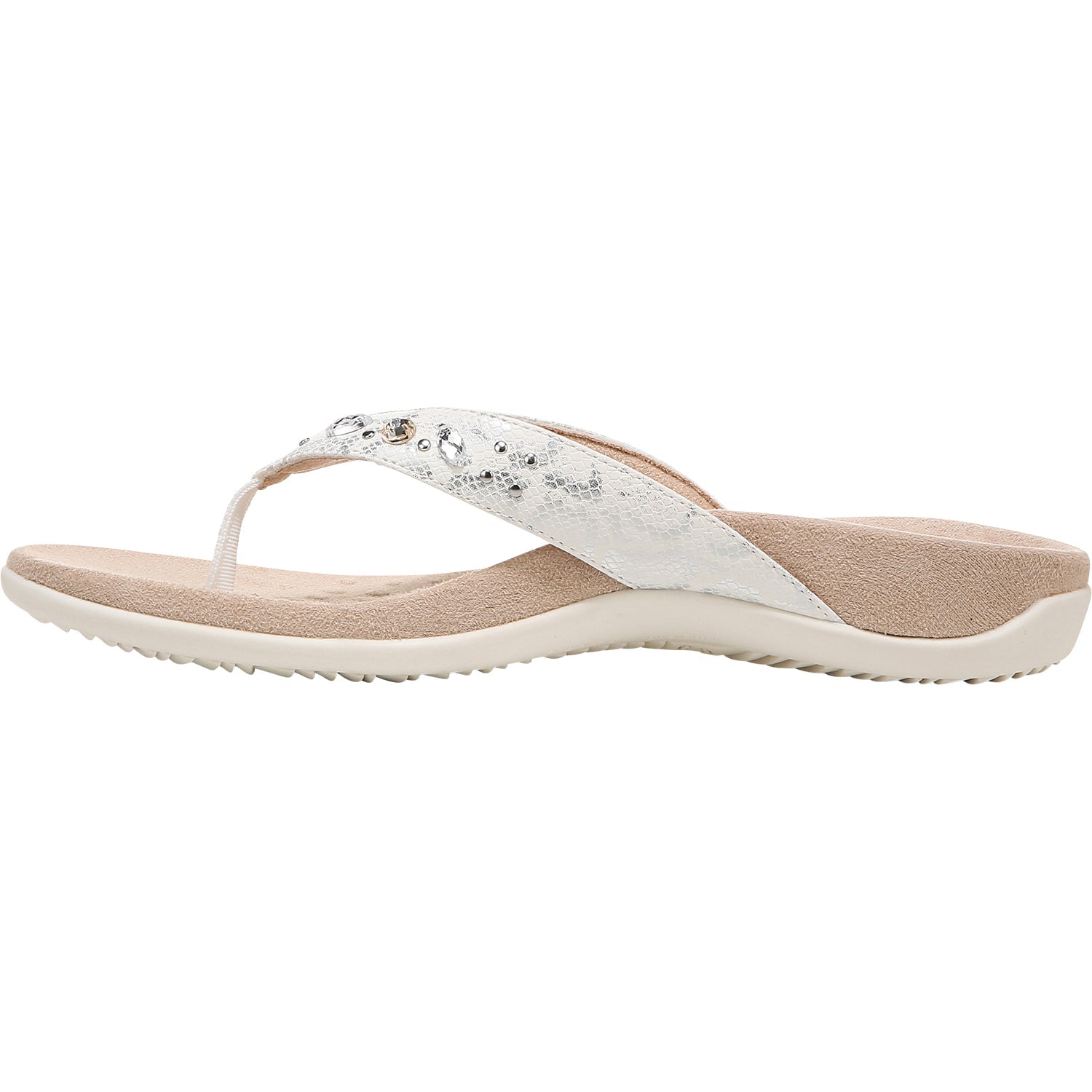 Women's Vionic Lucia White Leopard Synthetic