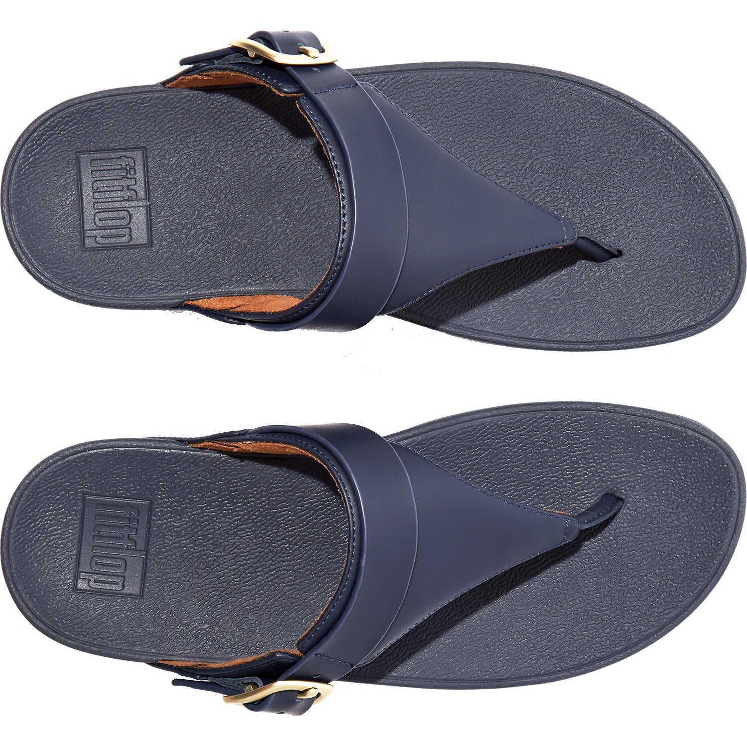 Women's FitFlop Lulu Midnight Navy Leather