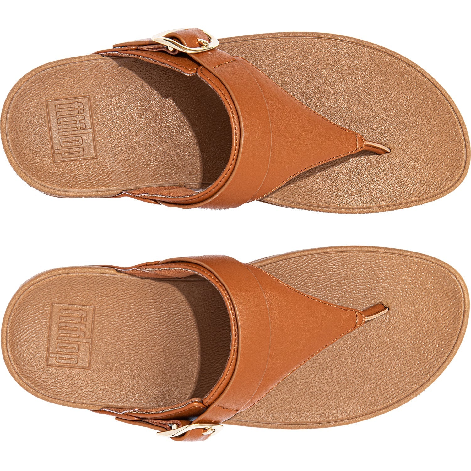 Women's FitFlop Lulu Light Tan Leather