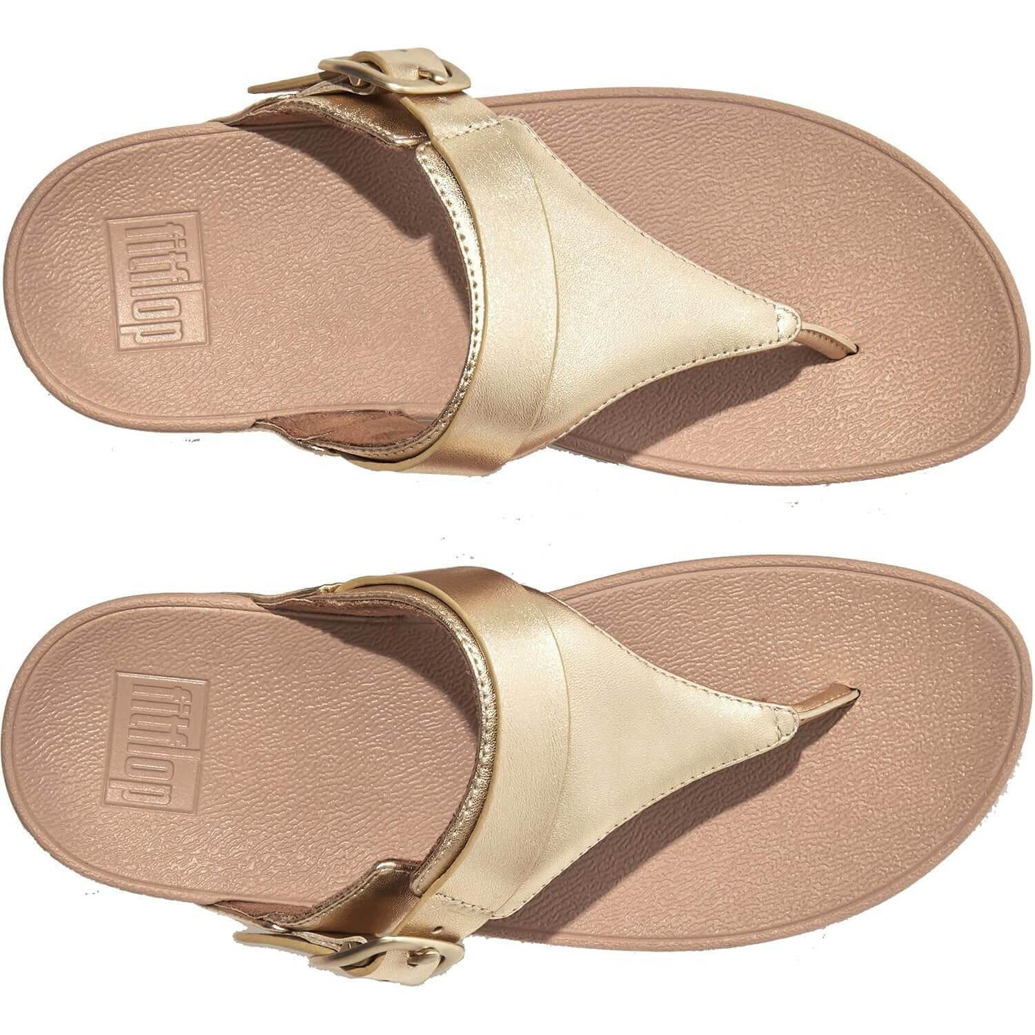 Women's FitFlop Lulu Platino Leather