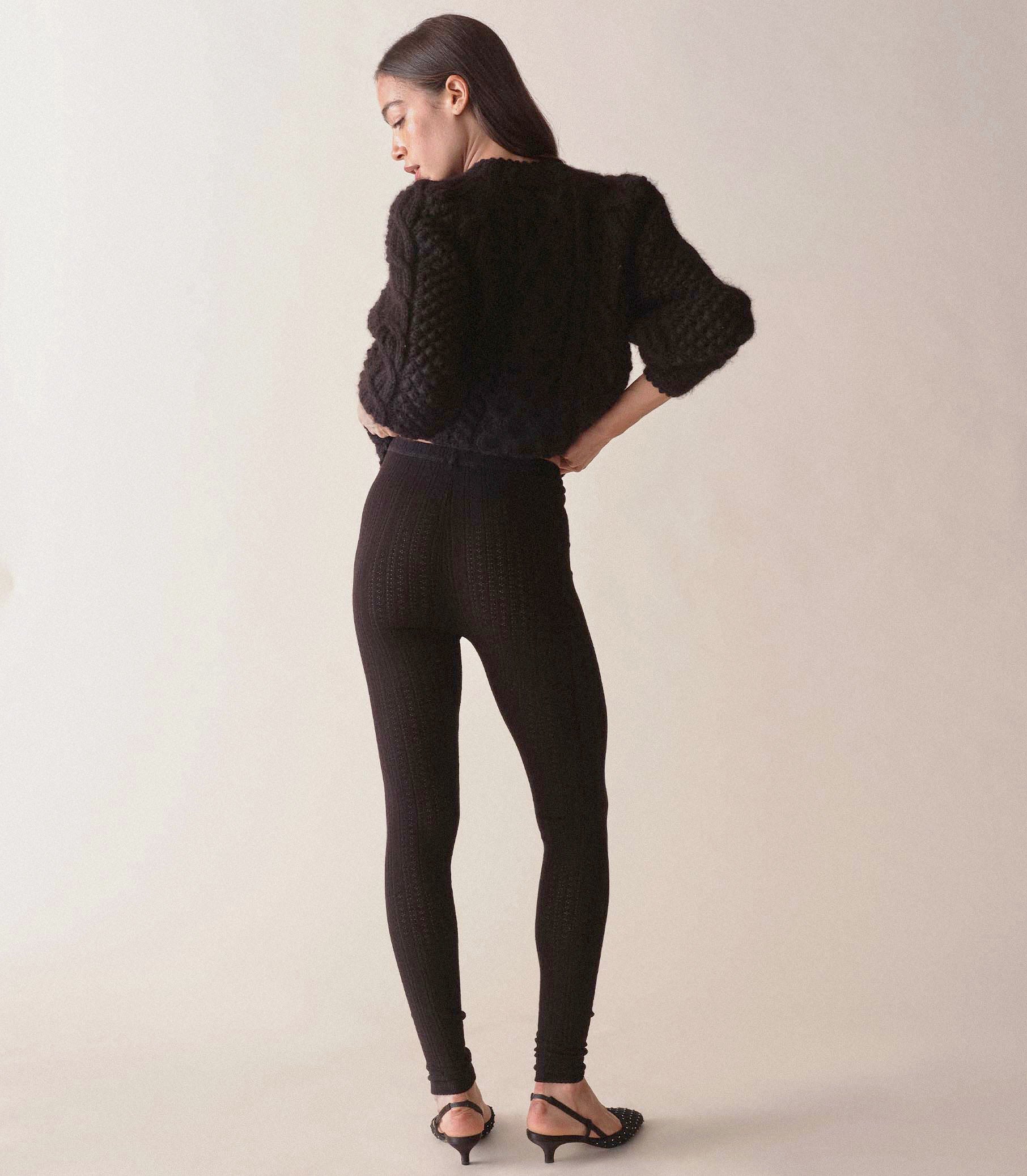 LETO KNIT PANT -- BLACK | WINTER 23