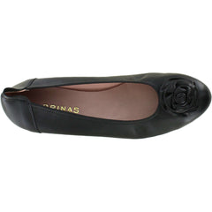 Women's Sabrinas Lisboa Flower 81103 Black Leather