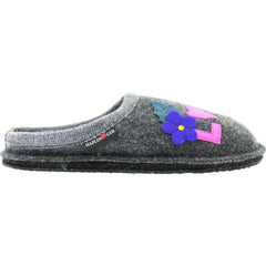 Women's Haflinger Love and Peace Grey Wool