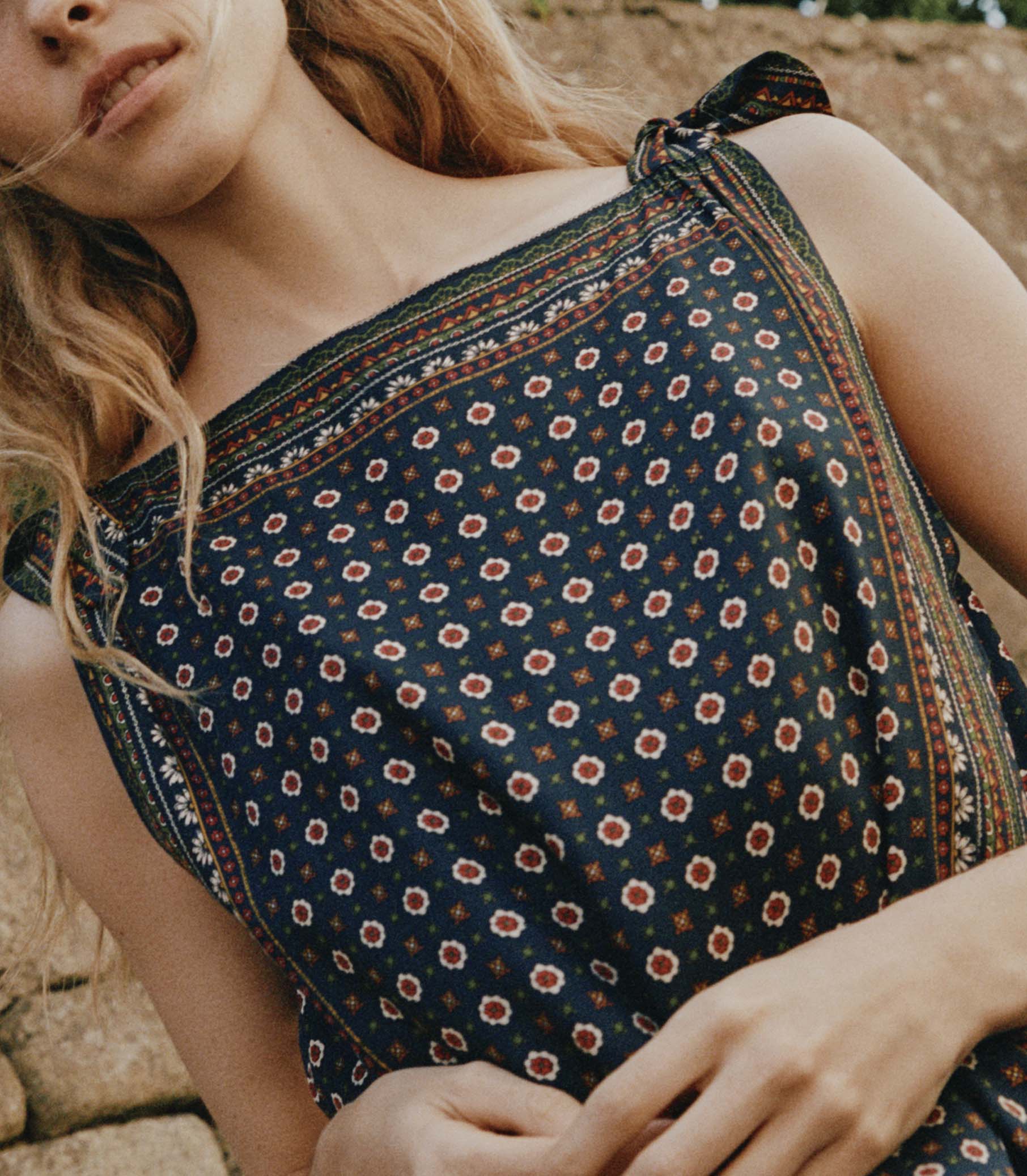 MALIA DRESS -- MONTMARTRE FOULARD | FALL 24