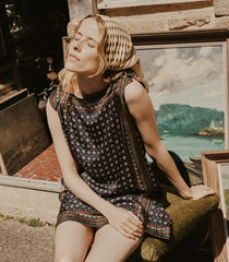 MALIA DRESS -- MONTMARTRE FOULARD | FALL 24