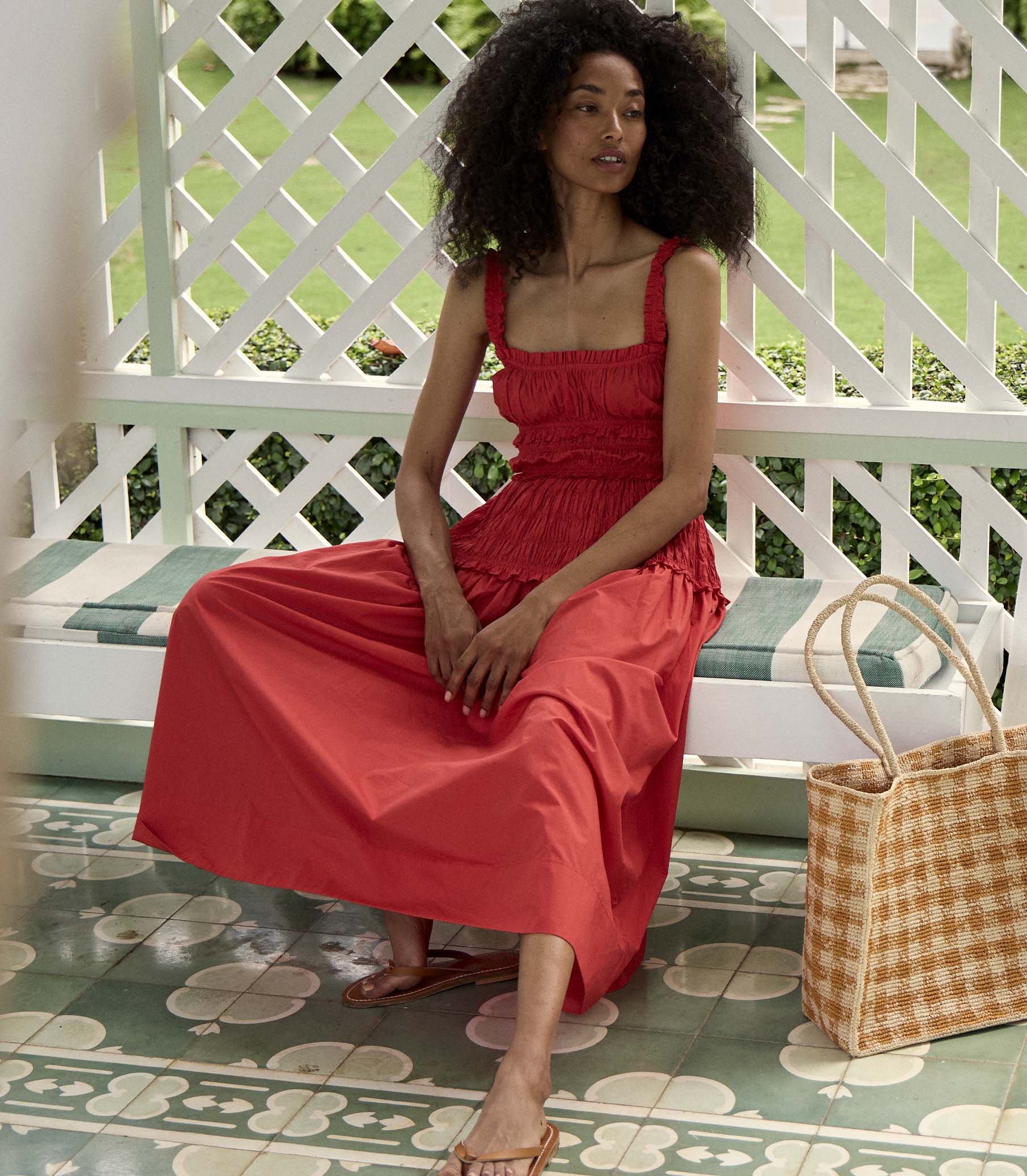 MARIANNE DRESS -- SCARLET | SUMMER 24