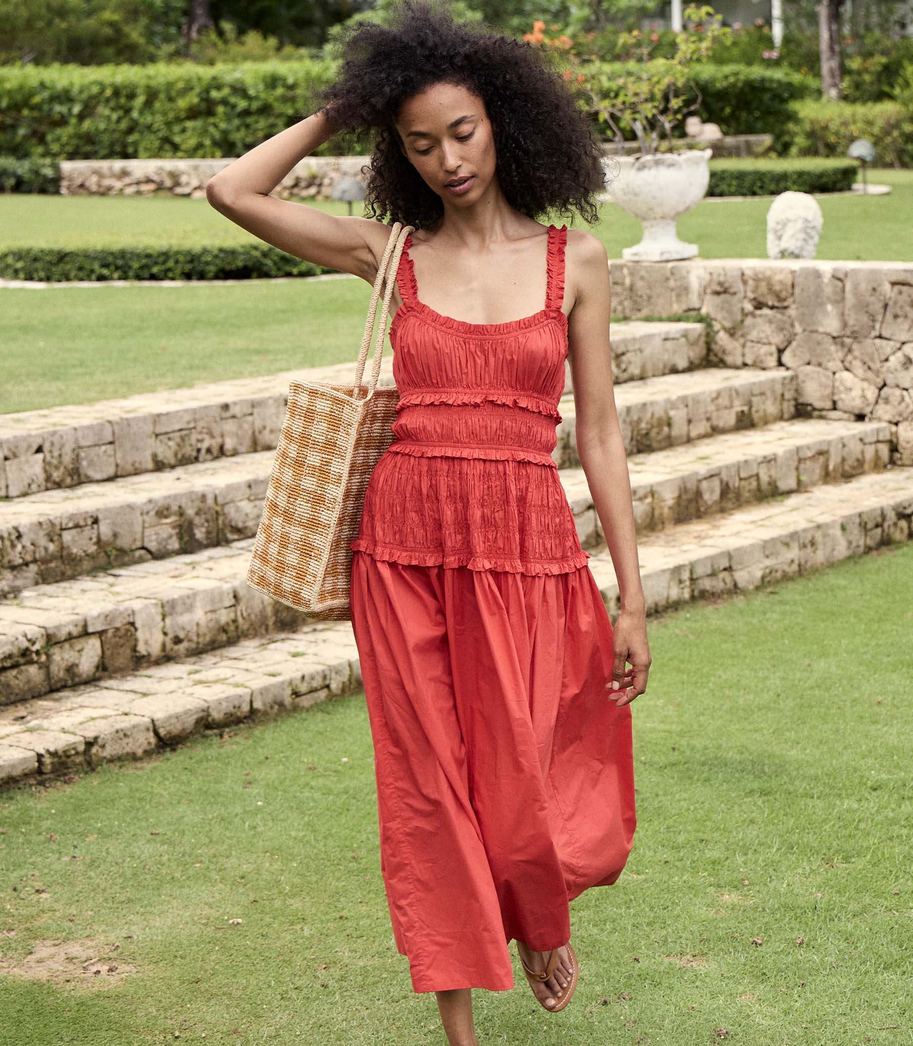 MARIANNE DRESS -- SCARLET | SUMMER 24