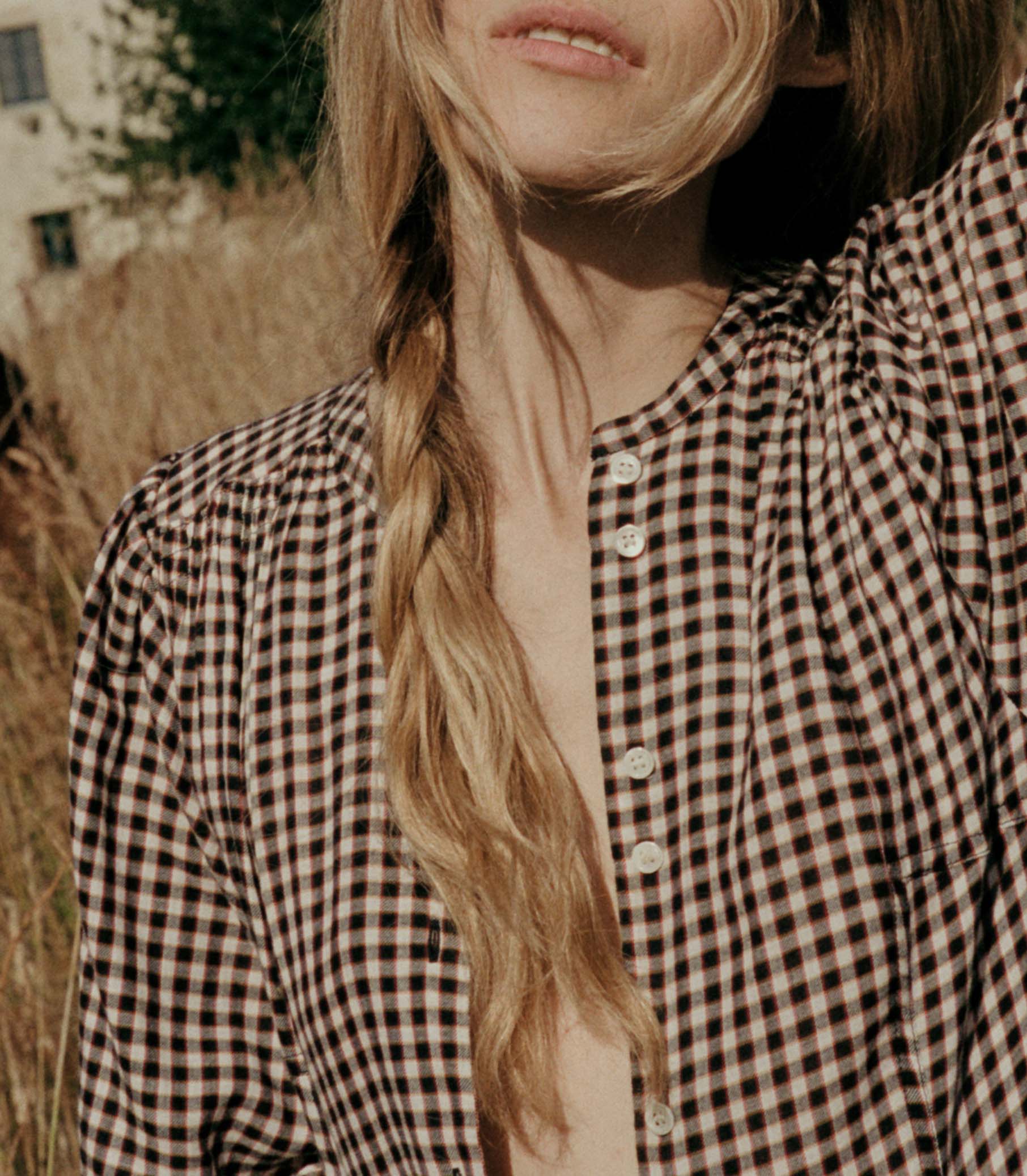 MARIELLE DRESS -- DELPHINE PLAID | FALL 24