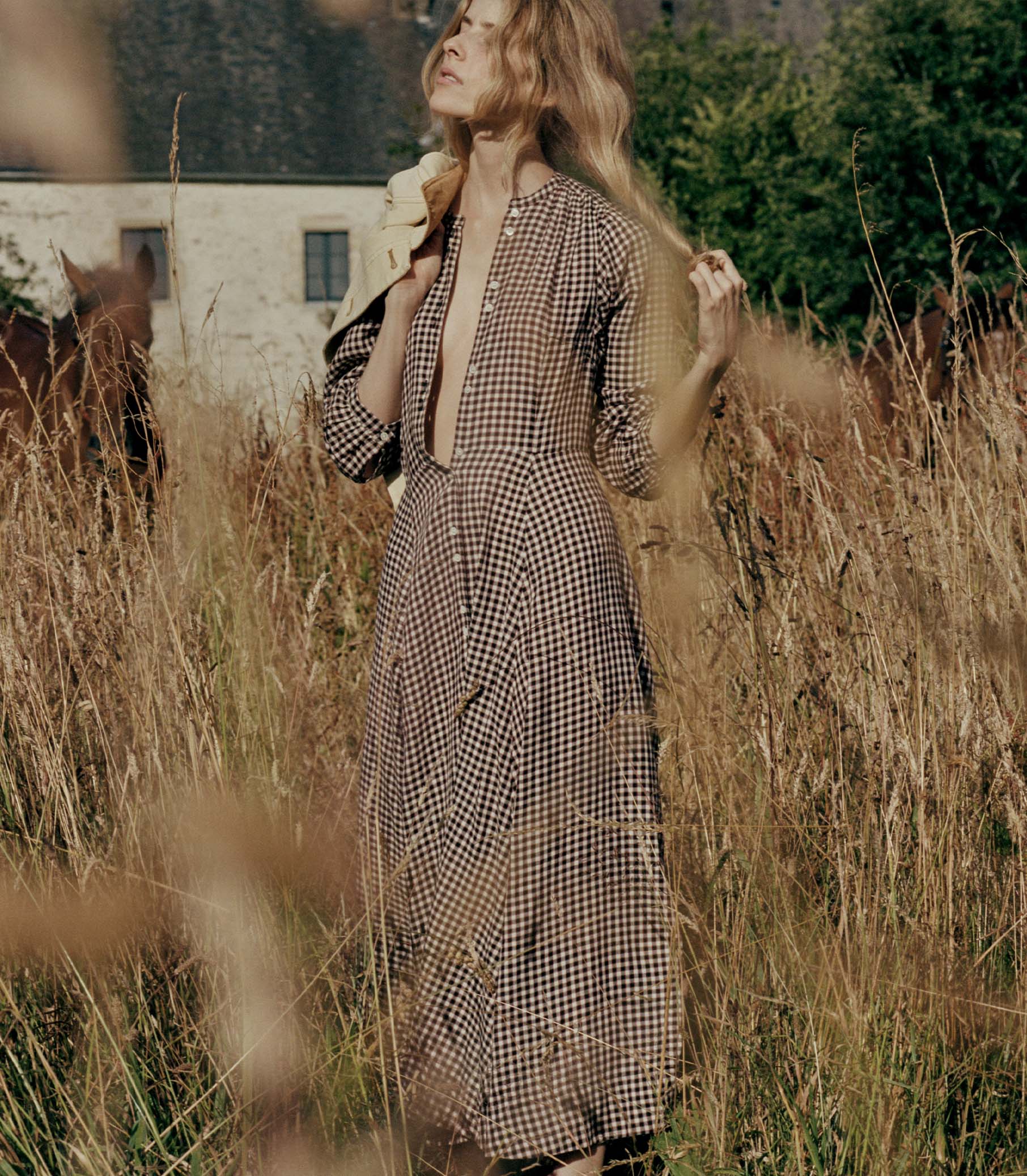 MARIELLE DRESS -- DELPHINE PLAID | FALL 24