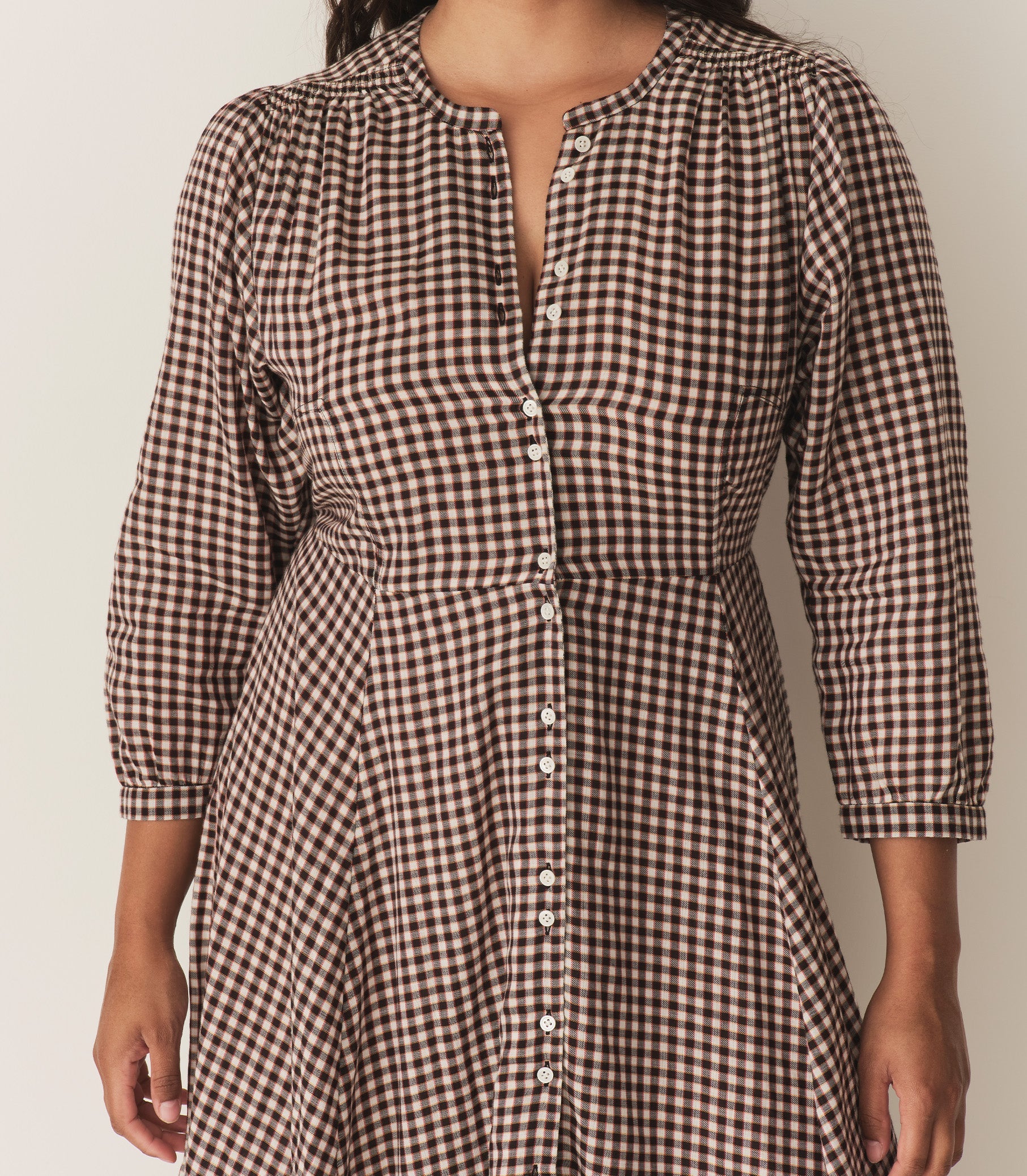 MARIELLE DRESS -- DELPHINE PLAID | FALL 24