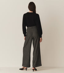 LAWRENCE PANT -- BLACK HERRINGBONE | FALL 24