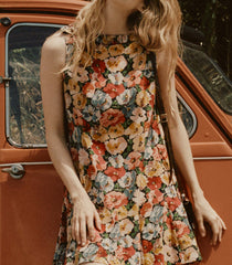 MESSINA DRESS -- POPPY MEADOW | FALL 24