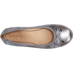 Women's Vionic Minna Pewter Leather