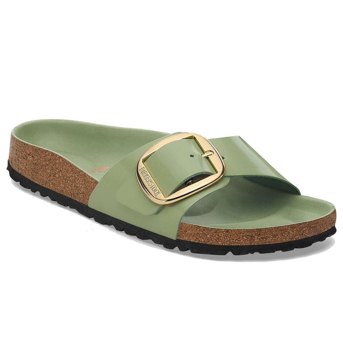 Women's Madrid Big Buckle High Shine Green Tea