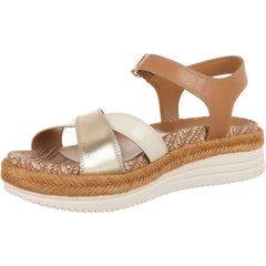 Womens Vionic Mar Camel/Gold Leather