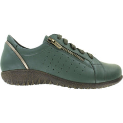 Women's Naot Moko Hunter Green/Pewter Leather