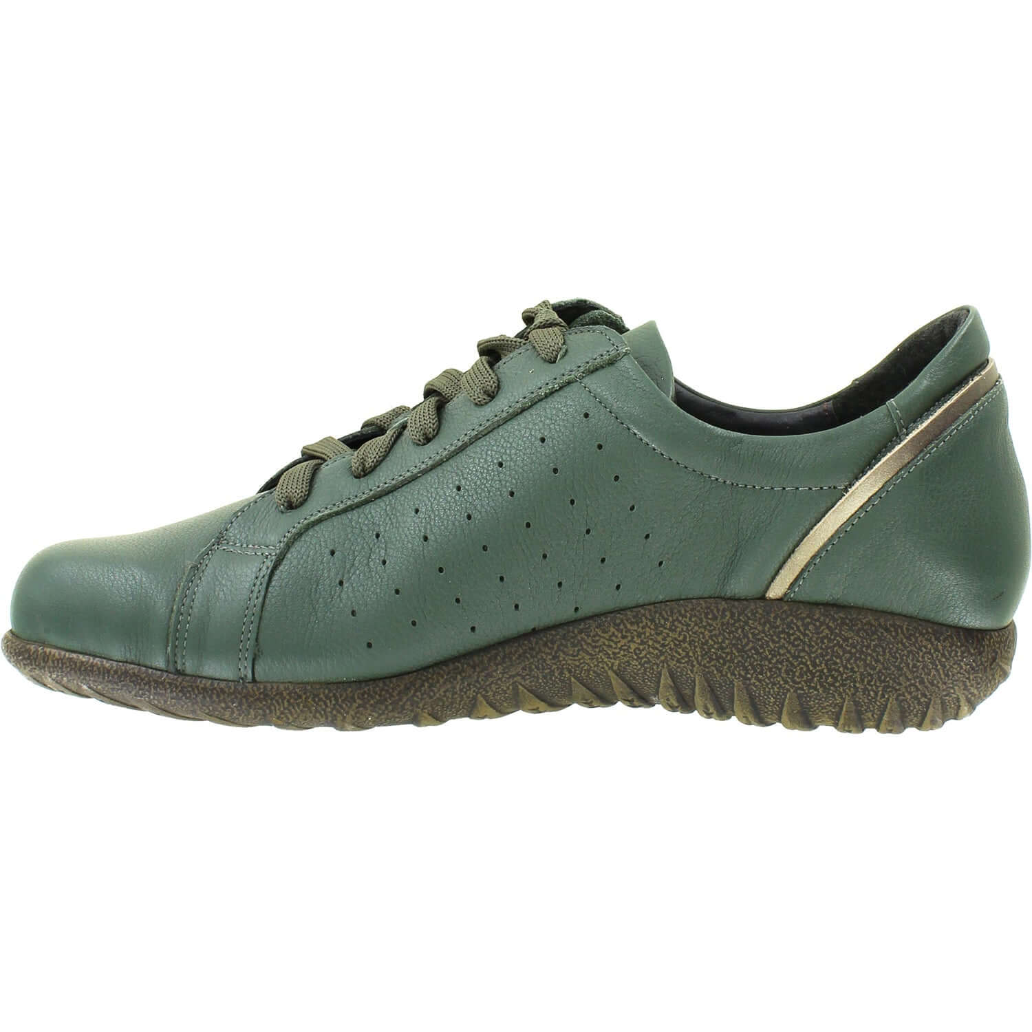 Women's Naot Moko Hunter Green/Pewter Leather