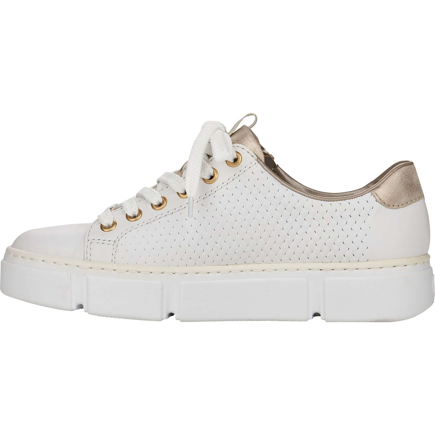 Women's Rieker N5932-80 Weiss Leather