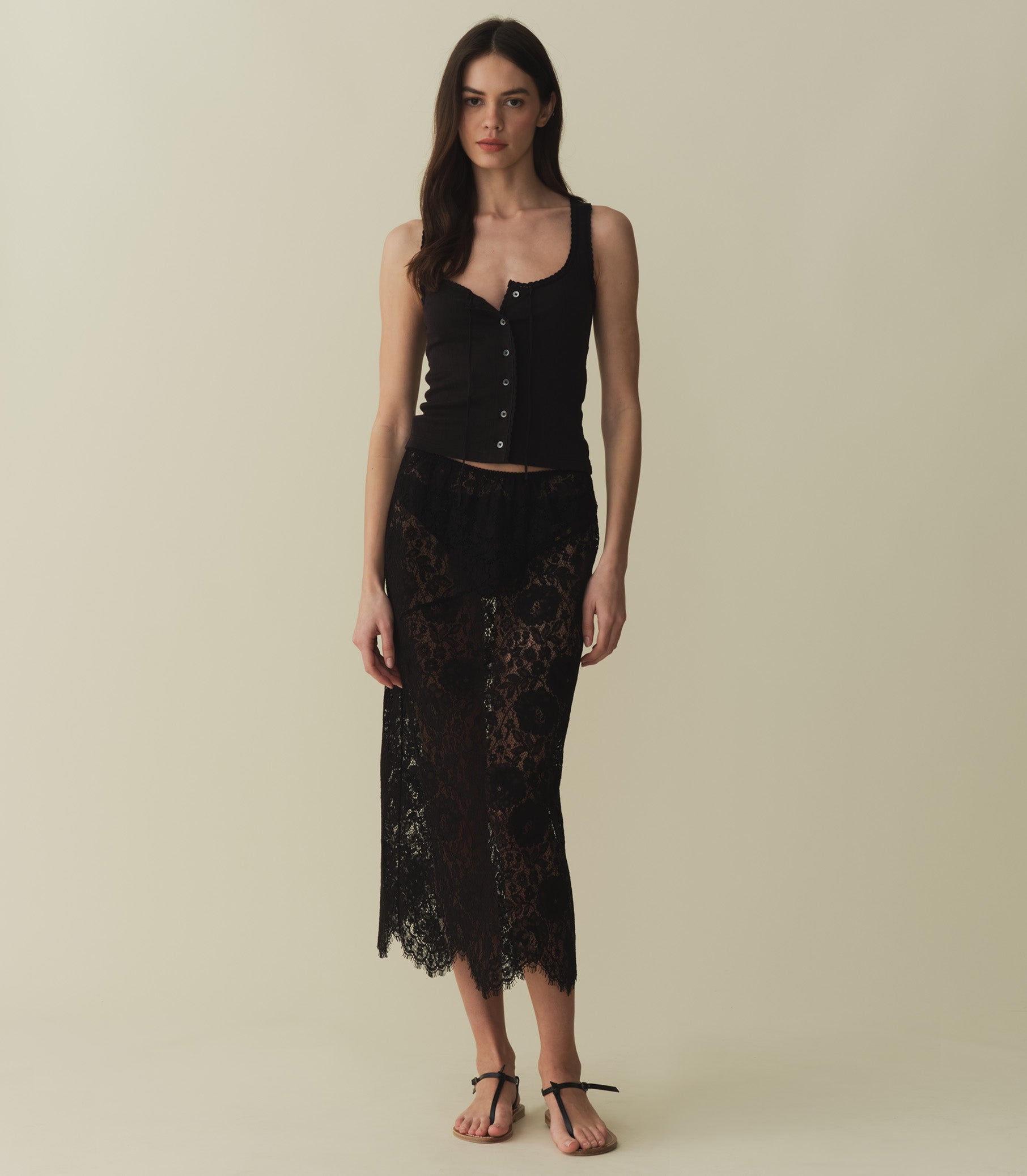 NANDI SKIRT -- BLACK | HOLIDAY 24