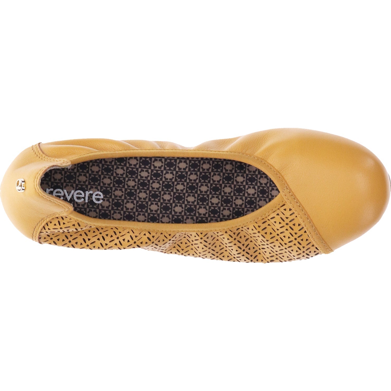 Women's Revere Nairobi Mustard Laser Leather