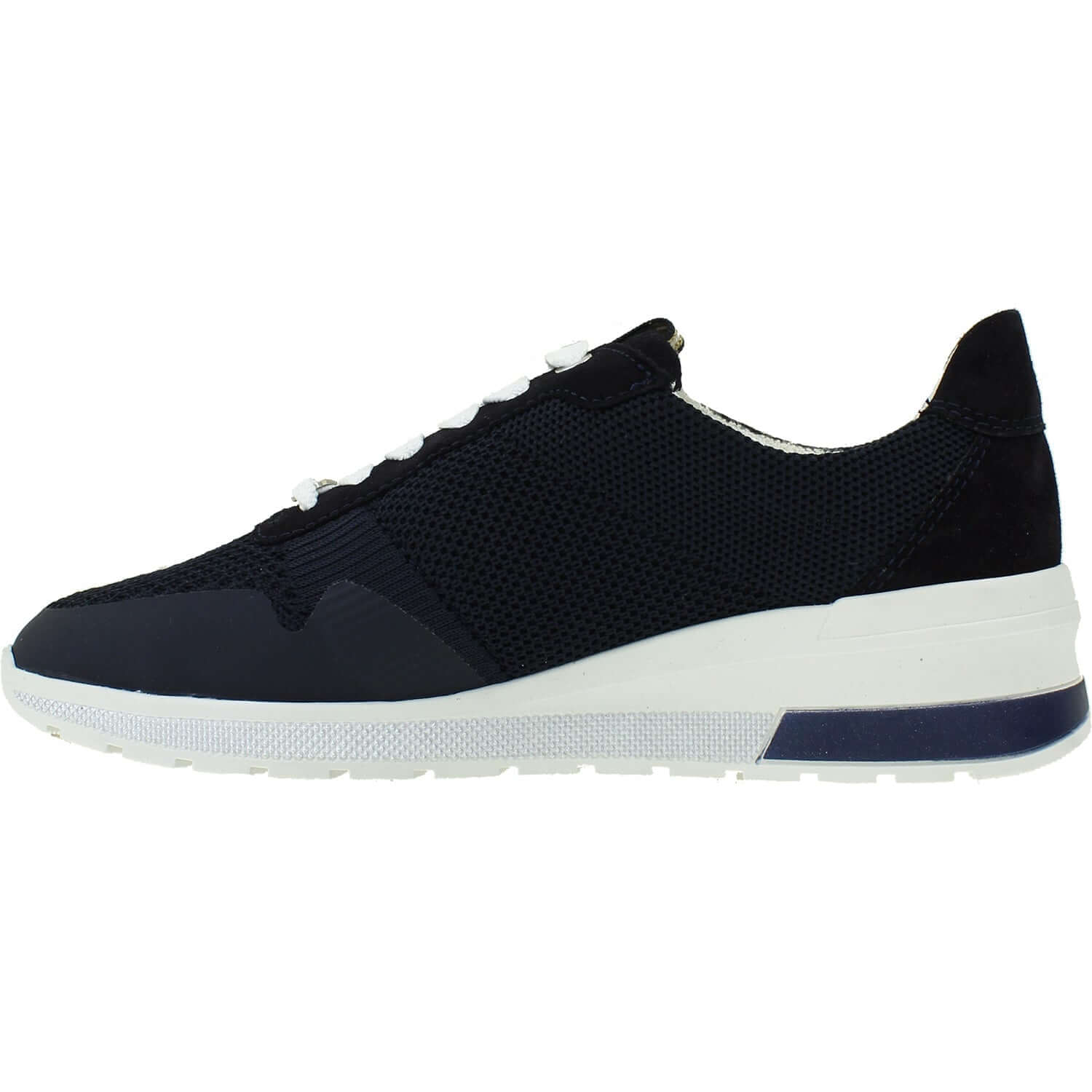 Women's Ara Nassau Blau Suede/Mesh