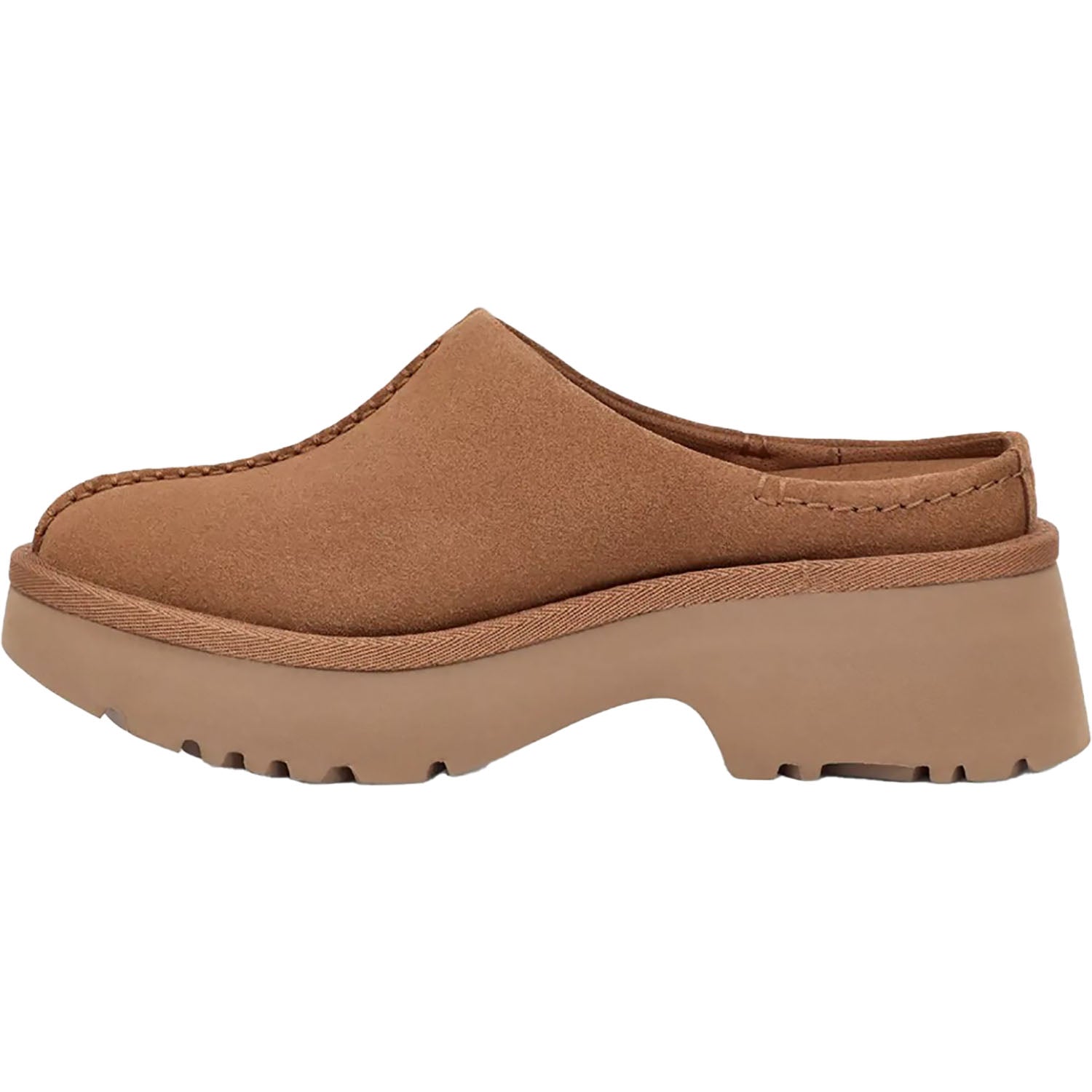 Women's UGG New Heights Clog Chestnut Suede