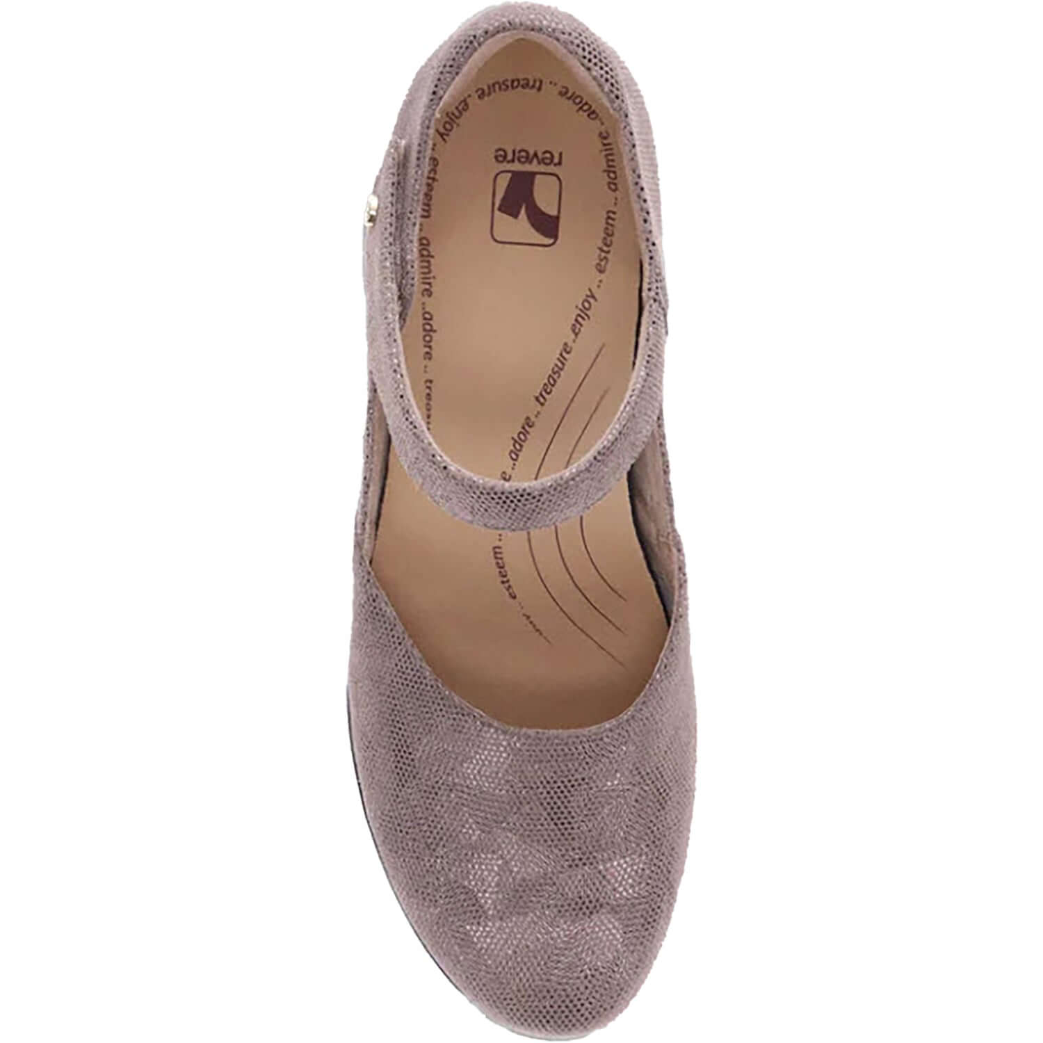 Women's Revere Osaka Champagne Angle Leather